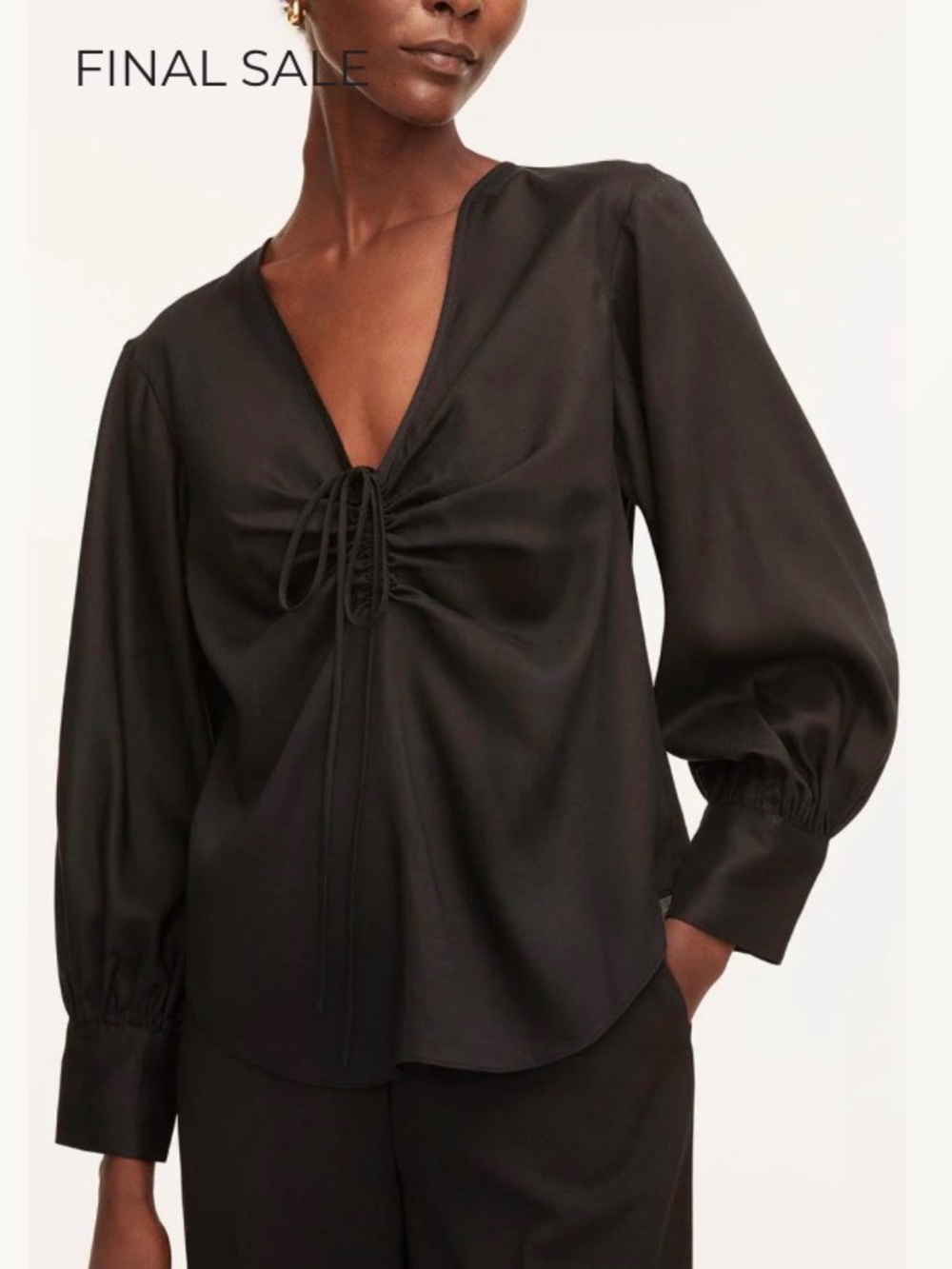 Rebecca Taylor Drawstring Blouse